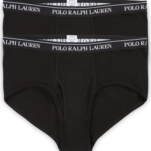 Ralph Lauren  Big and Tall Classic‎ Mid-Rise Brief 2-Pack NEW Size 50 - Picture 1 of 2